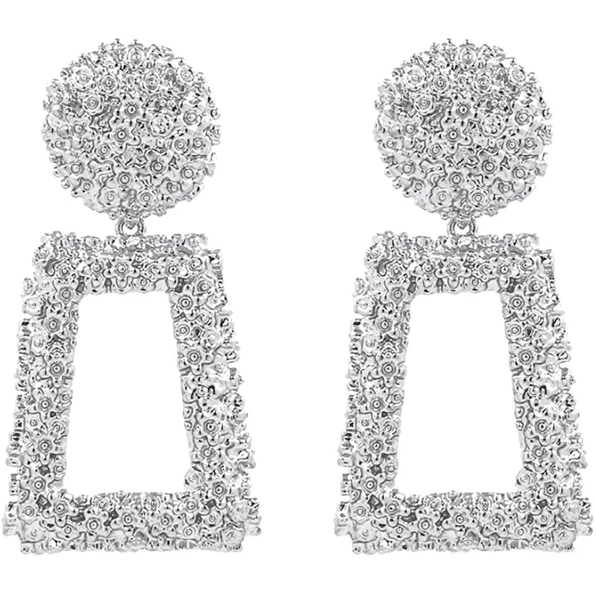 Women's Rectangular Geometric Drop Earrings