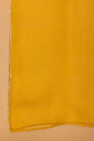 Yellow Ochre Doria Dupatta